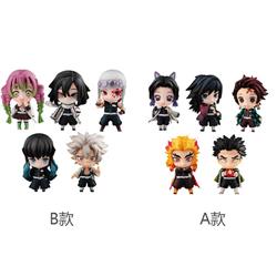 demon slayer kimets anime figure for 5pcs/set 6cm