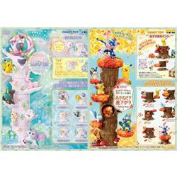 pokemon anime figure for 6pcs/set 5cm