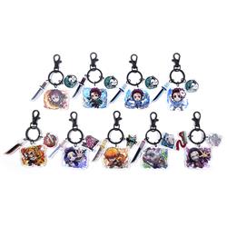 demon slayer kimets anime keychain