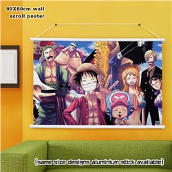 one piece anime wallscroll 90*60cm