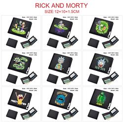 Rick and Morty anime wallet