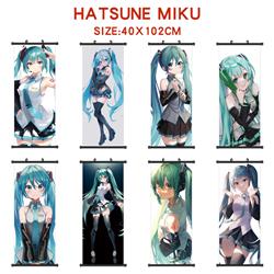 miku hatsune anime wallscroll 40*102cm