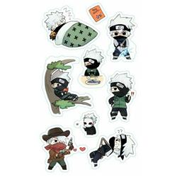 Naruto anime car sticker price for a set of 9 pcs