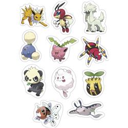 Pokemon anime car sticker 3 styles price for a set of 11 pcs