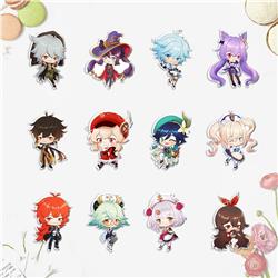 Genshin Impact Noelle anime brooch