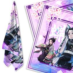 demon slayer kimets anime sports scarf 58*58cm