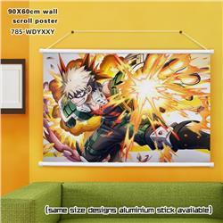 my hero academia anime wallscroll 90*60cm