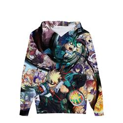 my hero academia anime hoodie