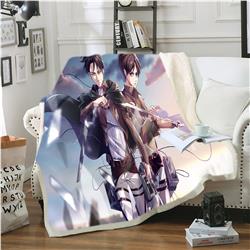 attack on titan anime blanket 150*200cm