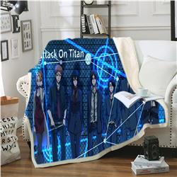 attack on titan anime blanket 150*200cm