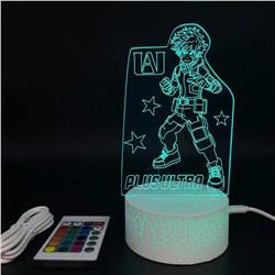 my hero academia anime 7 colours LED light