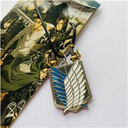 attack on titan anime necklace
