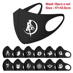 SailorMoon anime mask 12pcs a set
