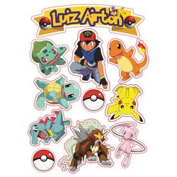 pokemon anime car sticker set
