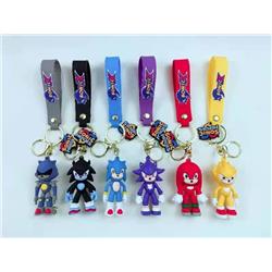 sonic anime figure keychain