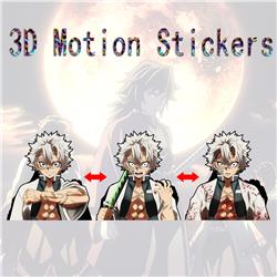 demon slayer kimets anime 3d sticker