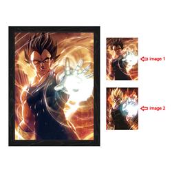 dragon ball anime 3d poster painting with frame 29.5*39.5cm