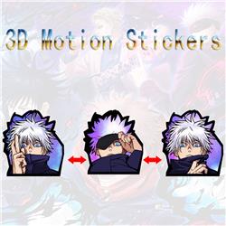 jujutsu kaisen anime 3d sticker