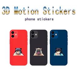 demon slayer kimets anime 3d sticker price for 10 pcs
