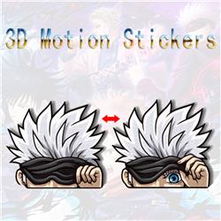 jujutsu kaisen anime 3d sticker