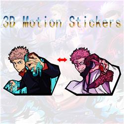 jujutsu kaisen anime 3d sticker