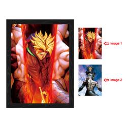 dragon ball anime 3d poster painting with frame 29.5*39.5cm