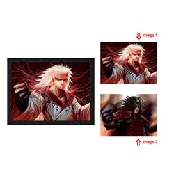 naruto anime 3d poster painting with frame 29.5*39.5cm