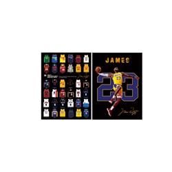 NBA 3d poster painting 29.5*39.5cm
