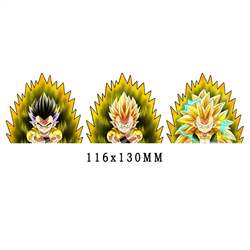 dragon ball anime 3d sticker