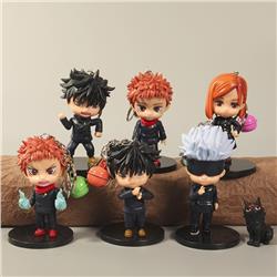 jujutsu kaisen anime keychain price for a set of 6 pcs