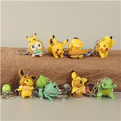 pokemon anime keychain price for a set of 8 pcs