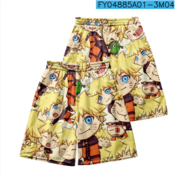 naruto anime Beach short