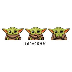 Mandalorian Baby Yoda 3d sticker