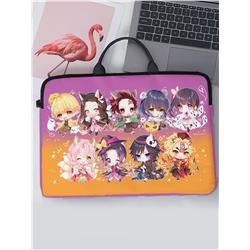 demon slayer kimets anime laptop with lining