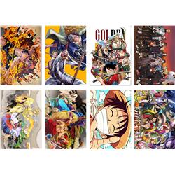 one piece anime posters price for a set of 8 pcs