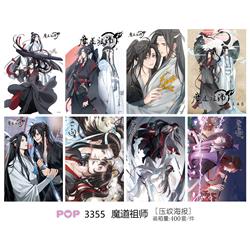 Anime poster price for a set of 8 pcs