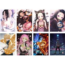 demon slayer kimets anime posters price for a set of 8 pcs