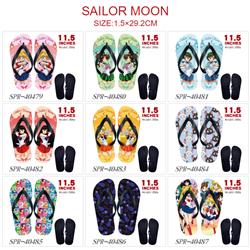 SailorMoon anime flip flops shoes slippers a pair