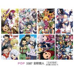 hunter anime poster price for a set of 8 pcs