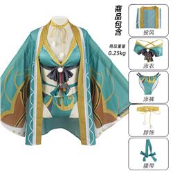 Genshin Impact Noelle anime Swimsuit cosplay