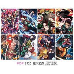 demon slayer kimets anime poster price for a set of 8 pcs