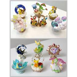 pokemon anime figure for 6pcs/set 6-8cm
