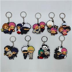 jujutsu kaisen anime keychain