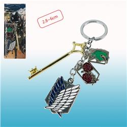 attack on titan anime keychain