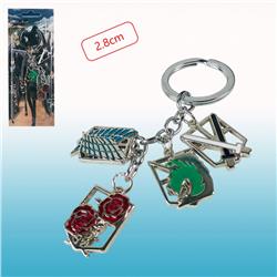 attack on titan anime keychain