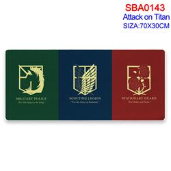 attack on titan anime deskpad 70*30cm