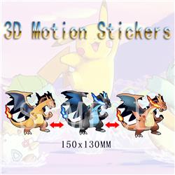 pokemon anime 3d sticker