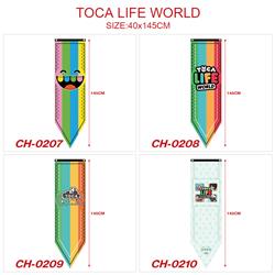 Toca life world anime flag 40*145cm