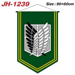 attack on titan anime flag 90*60cm