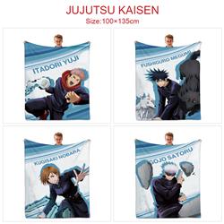 jujutsu kaisen anime blanket 100*135cm